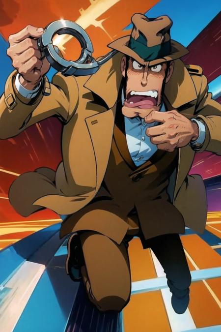 11403-3813313564-, zenigata, running, yelling, holding a pair of handcuffs, trenchcoat, glare.png